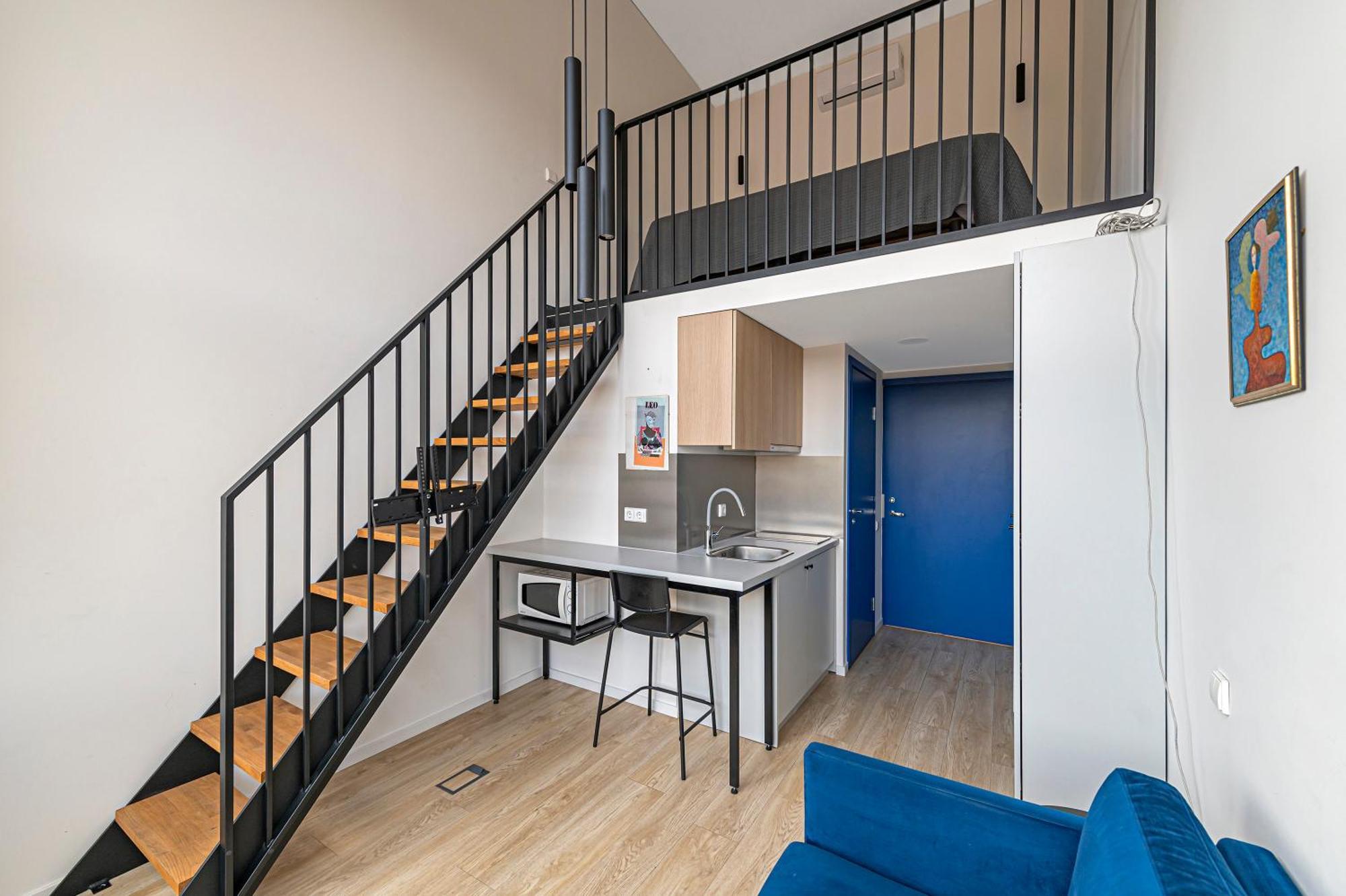 Mini Loft 1 Bd Apt By Hostlovers Kaunas Bagian luar foto